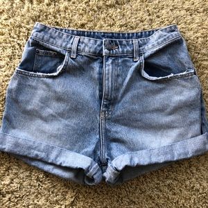CARMAR High Waisted Jean Shorts